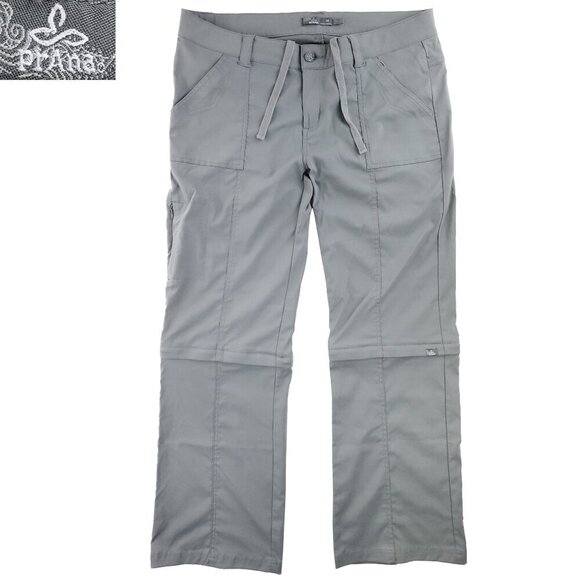 prAna Convertible Hiking Pants Monarch Zip Off Stretch Women's "14" 36x31 - Picture 1 of 12